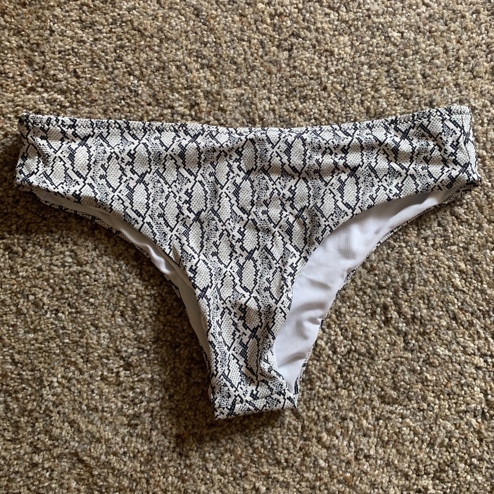 Brand New Snakeskin Bikini Bottoms
